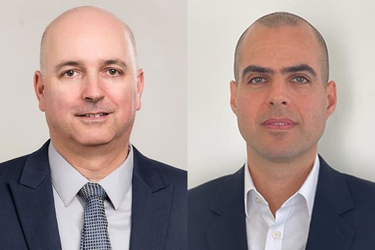 מיכאל קלמן, מנכ״ל מנורה, קרדיט: יחסי ציבור; אילן רביב, מנכ״ל מיטב דש, צילום: רמי זרנגר